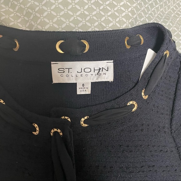 St. John Collection Black Evening Jacket - Picture 5 of 6